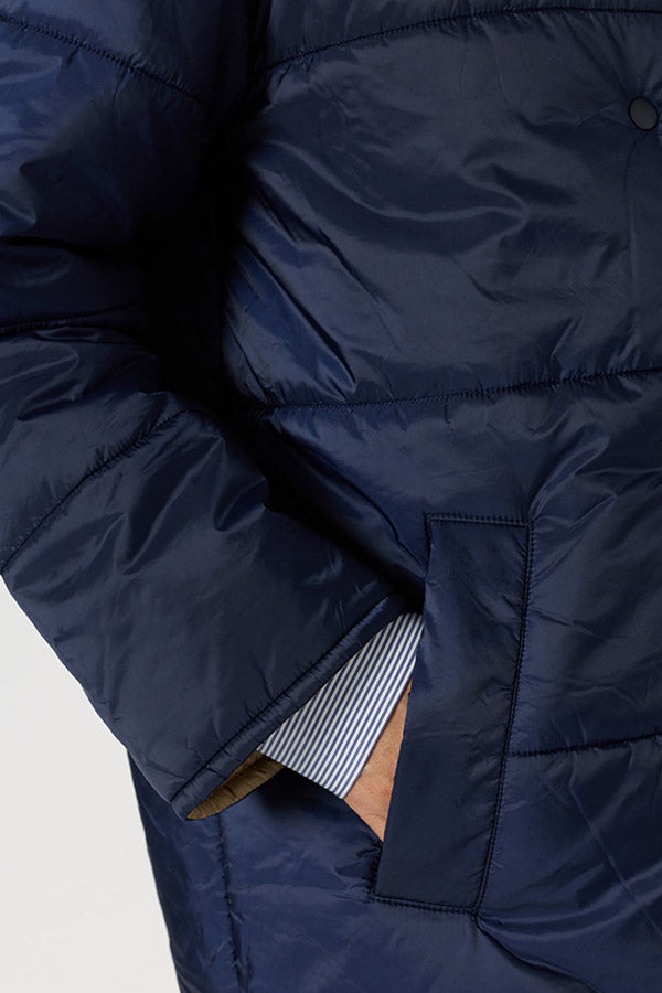 MATHILDE REVERSIBLE HOODED DOWN JACKET