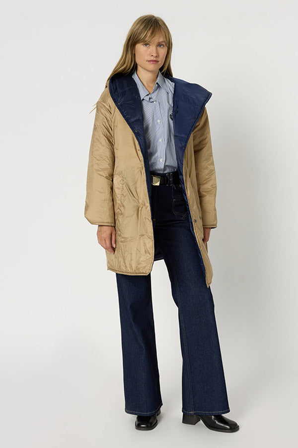 MATHILDE REVERSIBLE HOODED DOWN JACKET