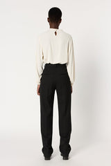 CAROLINE HIGH WAISTED WIDE LEG TAILORED TROUSERS