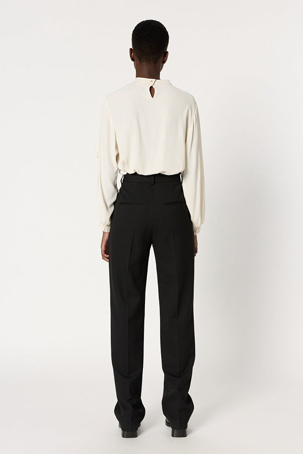 CAROLINE HIGH WAISTED WIDE LEG TAILORED TROUSERS