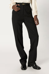 CAROLINE HIGH WAISTED WIDE LEG TAILORED TROUSERS