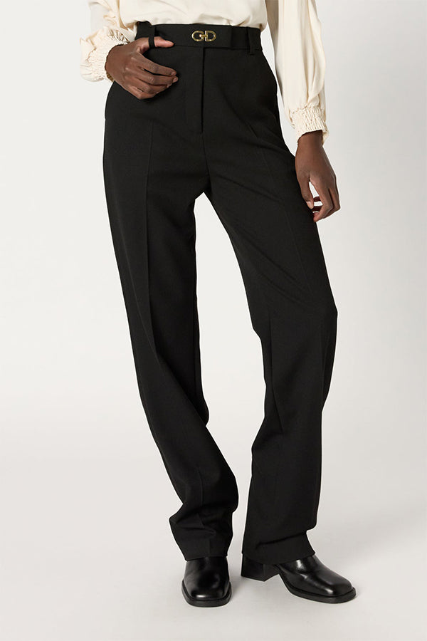 CAROLINE HIGH WAISTED WIDE LEG TAILORED TROUSERS