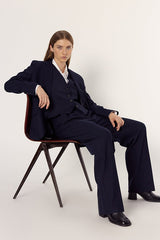 CHARLENE PINSTRIPE SUIT TROUSERS