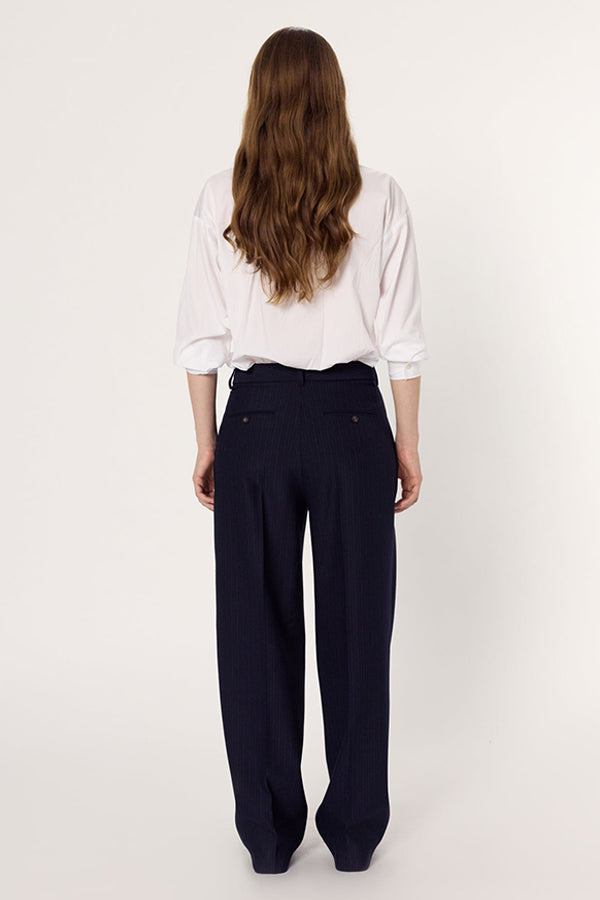 CHARLENE PINSTRIPE SUIT TROUSERS