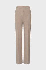 CECILE SAND ELASTICATED SUIT TROUSERS