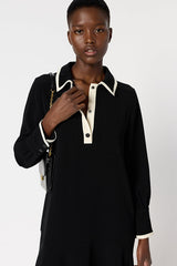 LIVIA SHIRT COLLAR BICOLOR DRESS