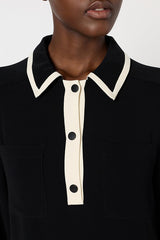 LIVIA SHIRT COLLAR BICOLOR DRESS