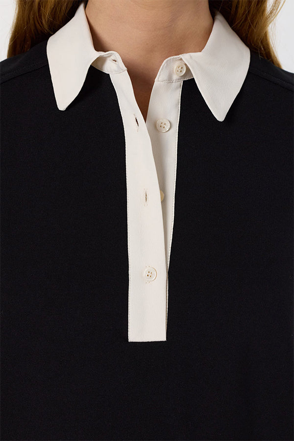 LOLA SHIRT COLLAR SHORT DRESS