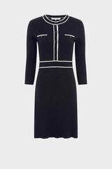 LANI TWO TONE KNIT MINIDRESS
