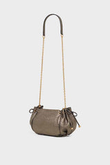 LE MINI 24 METALLIC BUBBLE LEATHER CROSSBODY BAG