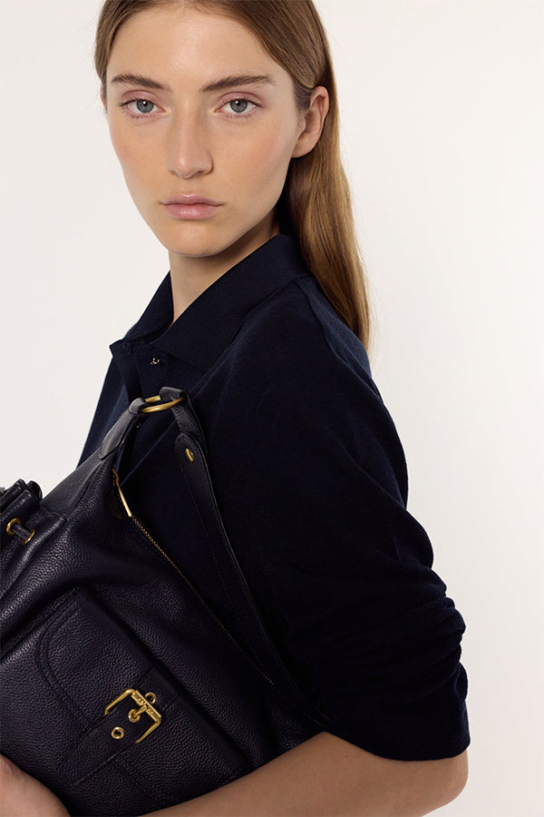 HILARY FINE WOOL POLO SHIRT