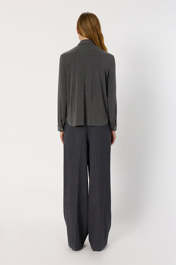 HONORINE HEATHER GREY JERSEY SHIRT
