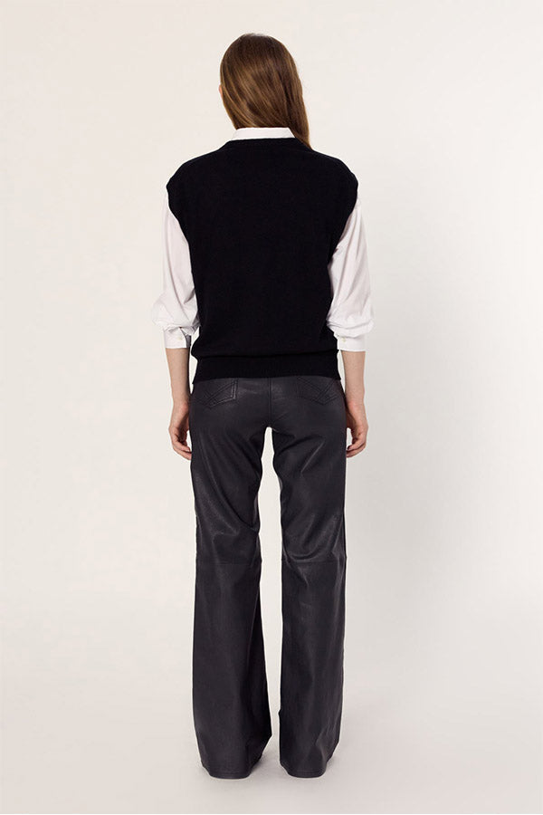 EULALIE CASHMERE SLEEVELESS SWEATER