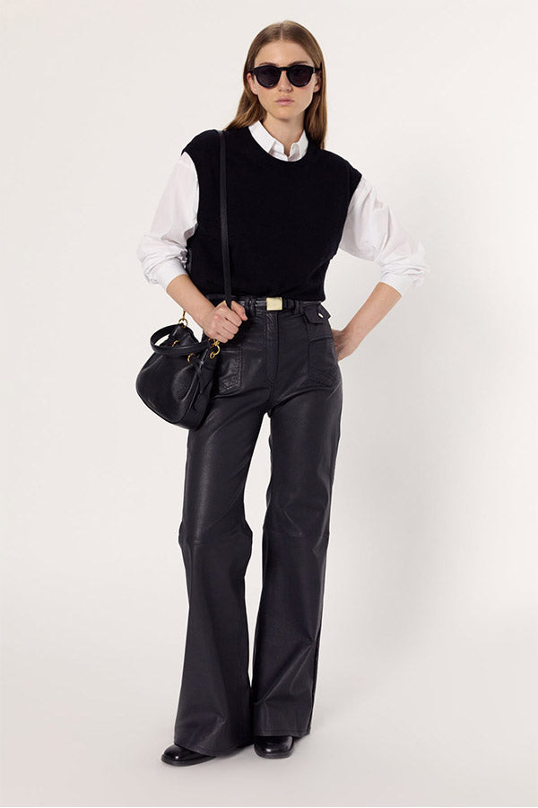 EULALIE CASHMERE SLEEVELESS SWEATER