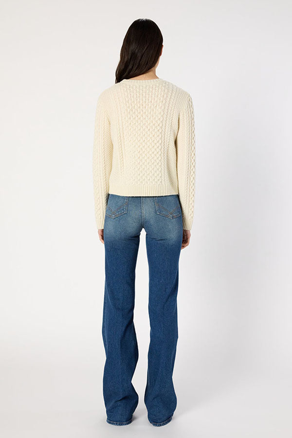 EDENIE FANCY STITCH SWEATER