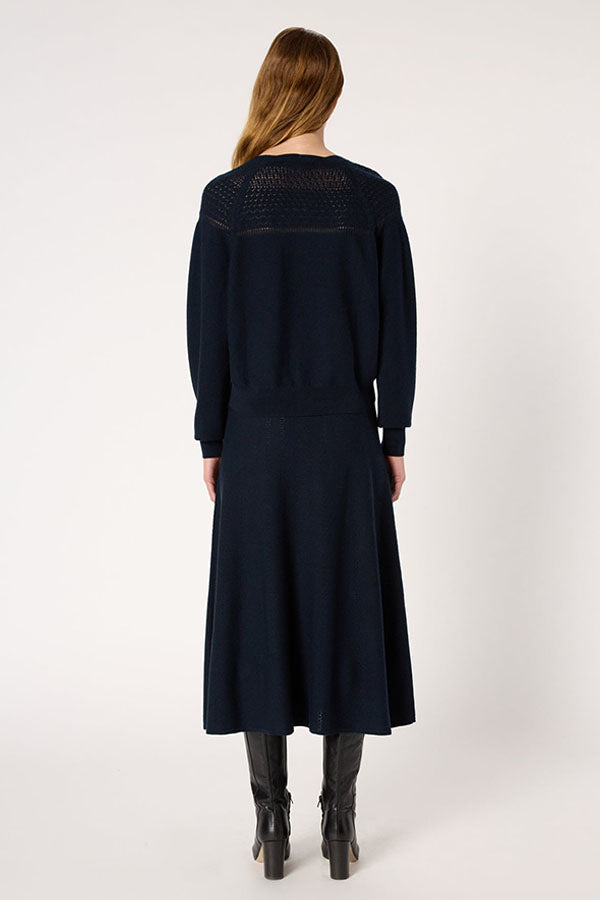 ELEO OPENWORK PATTERNS SWEATER