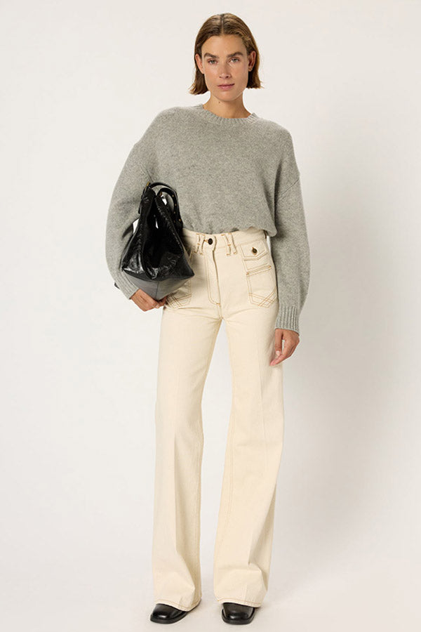 ELYNE OVERSIZED WOOL LUREX SWEATER