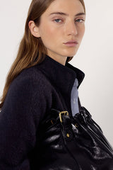 ELVIRA FURRY STYLE ZIPPERED CARDIGAN