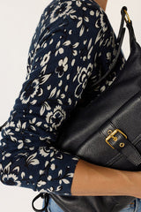 EVELINE FINE WOOL FLORAL SWEATER