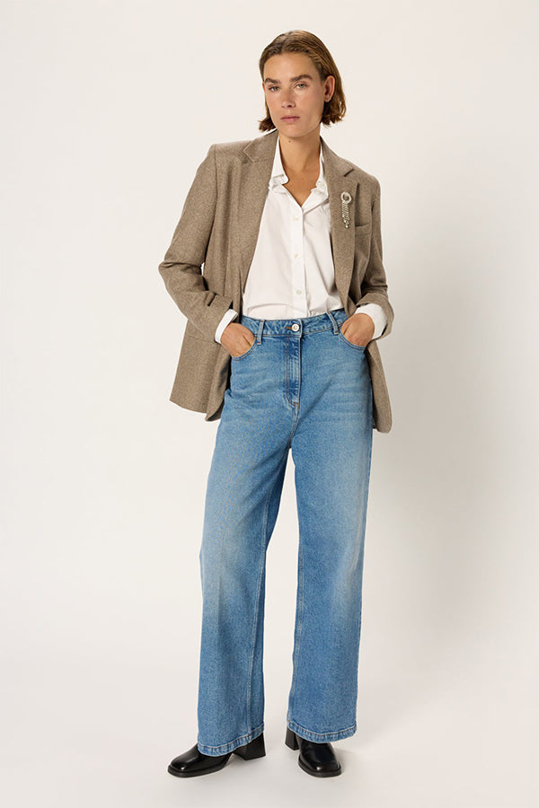 NELLYS HERRINGBONE STRAIGHT JACKET