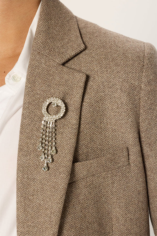 NELLYS HERRINGBONE STRAIGHT JACKET