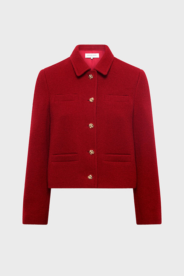 NORINE VIRGIN WOOL SHORT JACKET