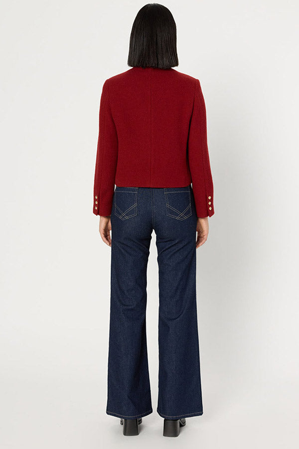 NORINE VIRGIN WOOL SHORT JACKET