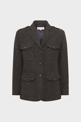 NADIRA HERRINGBONE JACKET