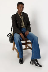 NADIRA HERRINGBONE JACKET