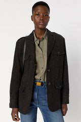 NADIRA HERRINGBONE JACKET