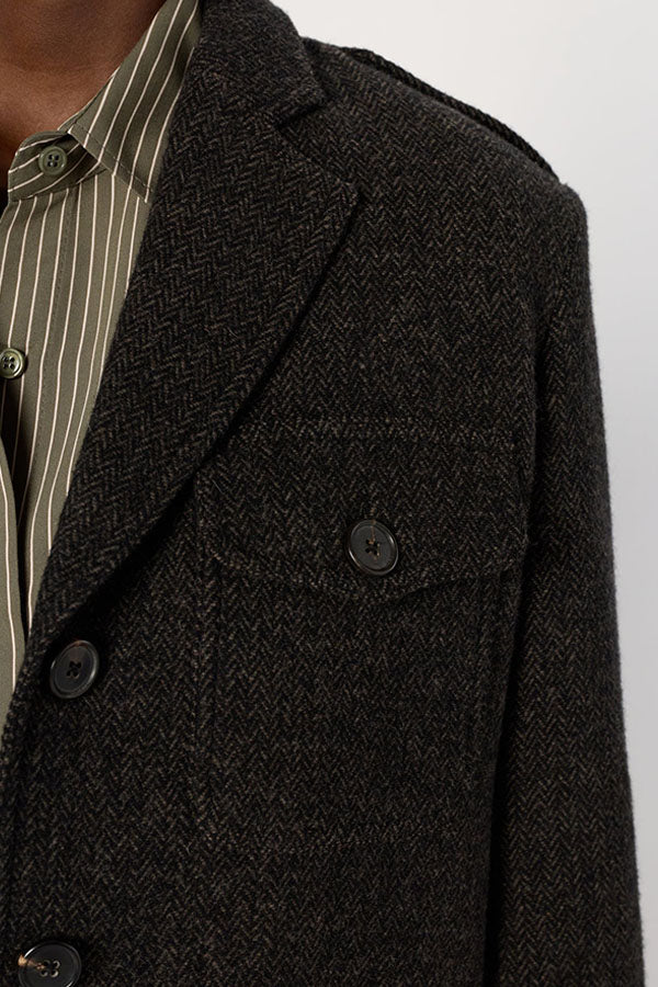 NADIRA HERRINGBONE JACKET