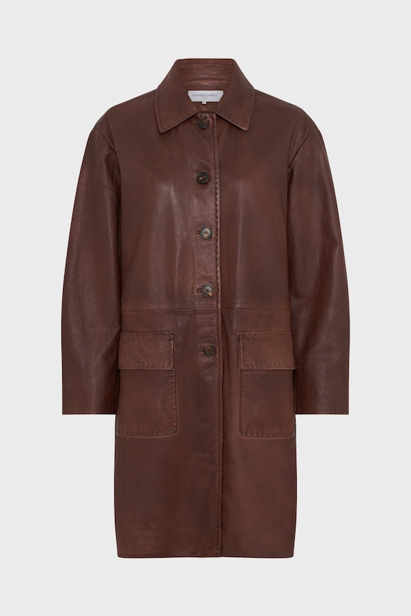 MADYSON LONG LEATHER JACKET