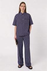 CALLYA STRIPED SHORT SLEEVED SHIRT