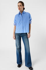 CHAYNA BLUESKY SHORT SLEEVED COTTON SHIRT