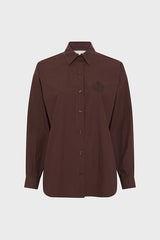 CHRINA TAUPE POPLIN SHIRT