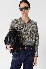 CLYMENE FLOWING FLORAL BLOUSE