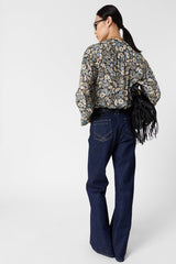 CLYMENE FLOWING FLORAL BLOUSE