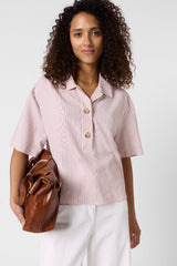 CAZIA STRIPED SHORT SLEEVED SHIRT