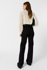 CYRANA LACE COLLAR SHIRT