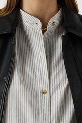 CALIXTE STRIPED CREW NECK SHIRT