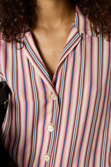 CINDYA STRIPED SHORT SLEEVED SHIRT