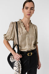 CEVA GOLDEN RUFFLES SHIRT