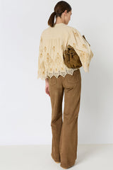 CLIANA BRODERIE ANGLAISE SHIRT