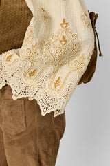 CLIANA BRODERIE ANGLAISE SHIRT