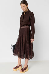 JANY LACE MIDI SKIRT