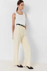 ANYA YELLOW STRAIGHT SUIT TROUSERS