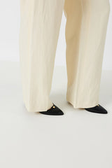 ANYA YELLOW STRAIGHT SUIT TROUSERS