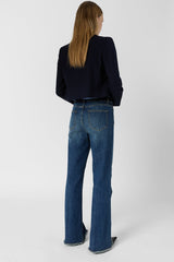 AMANDIE RAW BOOTCUT JEANS