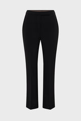 ALYA BLACK TAILORED ELASTICATED BACK TROUSERS