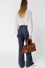 AMORA DENIM WIDE LEG TROUSERS